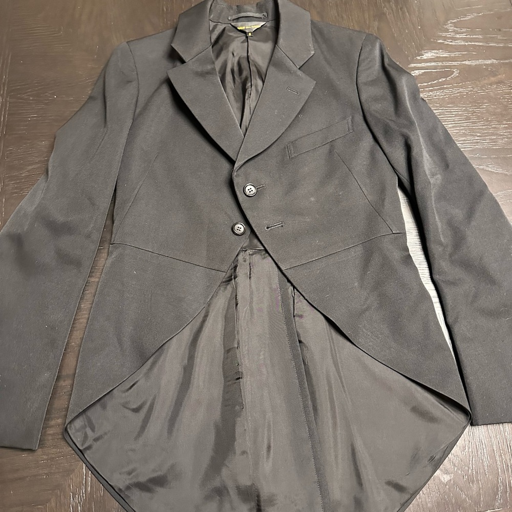Stylish Comme de Garçons Black Tailored Blazer